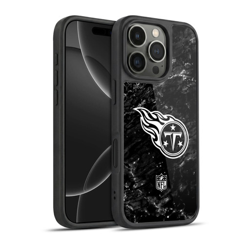 NFL Tennessee Titans Artwork Marble Gel Armour Case For Apple iPhone 16 Pro
