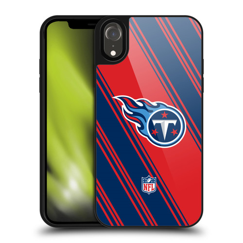NFL Tennessee Titans Artwork Stripes Gel Armour Case For Apple iPhone XR