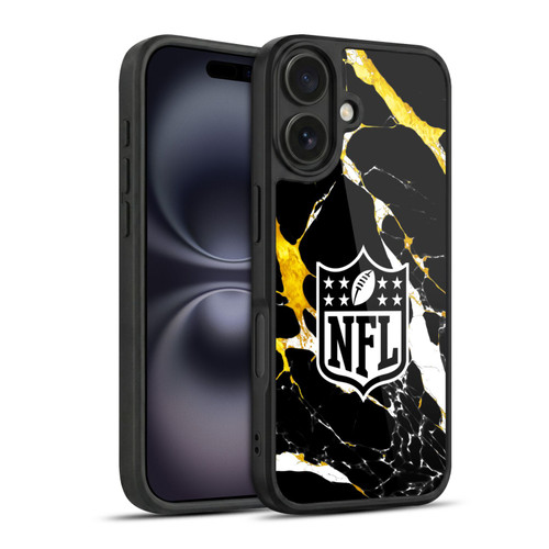 NFL Shield Marble Gel Armour Case For Apple iPhone 16