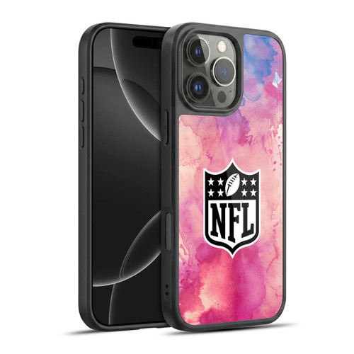NFL Shield Watercolor Gel Armour Case For Apple iPhone 16 Pro Max