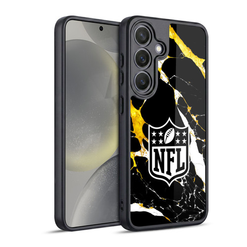 NFL Shield Marble Gel Armour Case For Samsung Galaxy S24 5G