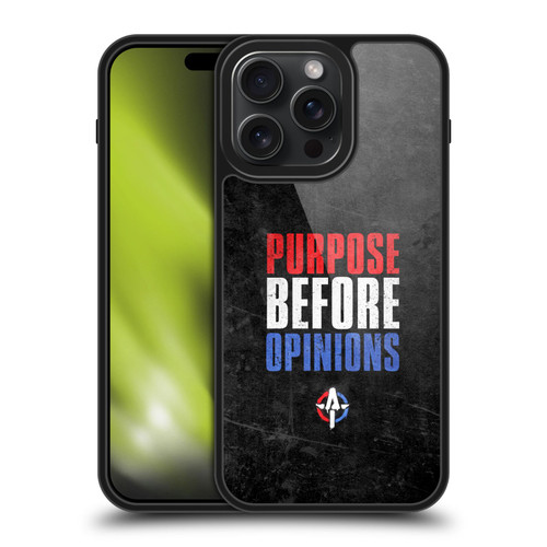 WWE Austin Theory Purpose Before Opinions Gel Armour Case For Apple iPhone 15 Pro Max