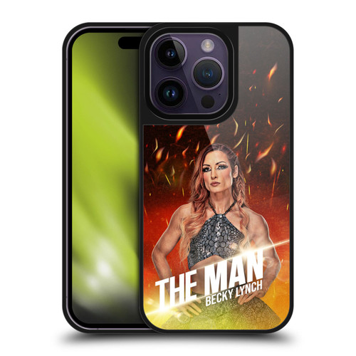 WWE Becky Lynch The Man Portrait Gel Armour Case For Apple iPhone 14 Pro