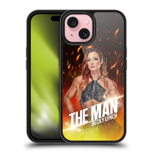 WWE Becky Lynch The Man Portrait Gel Armour Case For Apple iPhone 15