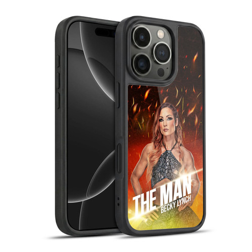 WWE Becky Lynch The Man Portrait Gel Armour Case For Apple iPhone 16 Pro