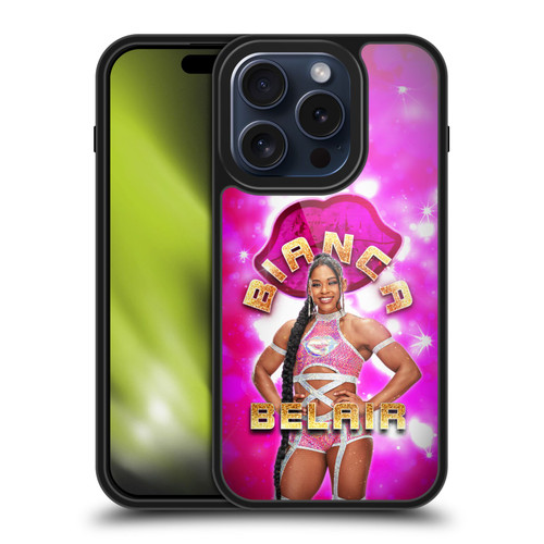 WWE Bianca Belair Portrait Gel Armour Case For Apple iPhone 15 Pro