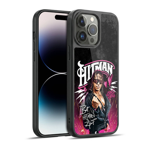 WWE Bret Hart Hitman Graphics Gel Armour Case For Apple iPhone 14 Pro Max