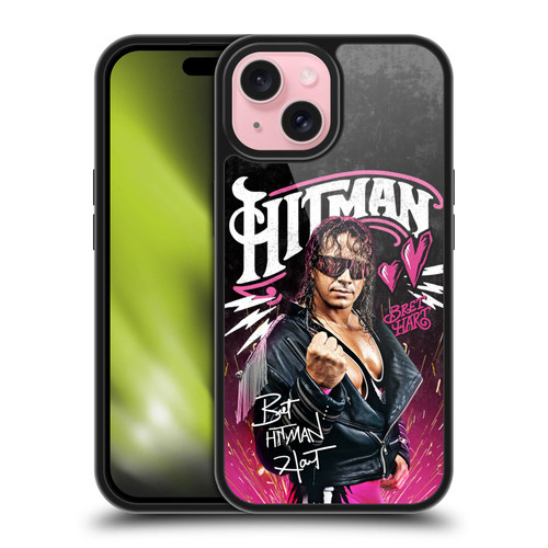 WWE Bret Hart Hitman Graphics Gel Armour Case For Apple iPhone 15