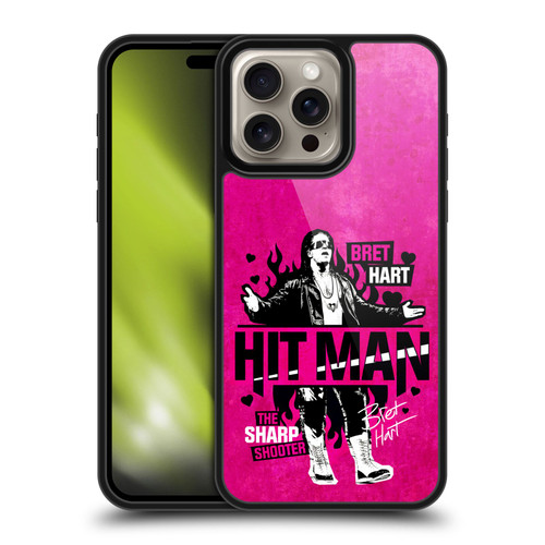 WWE Bret Hart Hitman Gel Armour Case For Apple iPhone 16 Pro Max