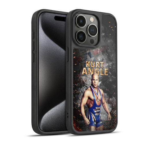 WWE Kurt Angle LED Image Gel Armour Case For Apple iPhone 15 Pro