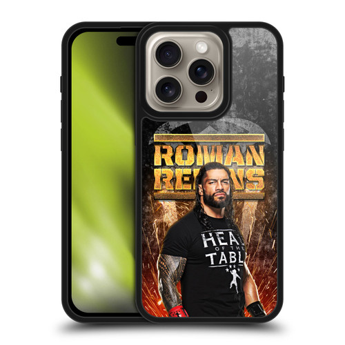 WWE Roman Reigns Grunge Gel Armour Case For Apple iPhone 16 Pro