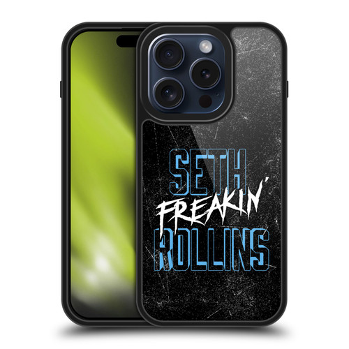 WWE Seth Rollins Logotype Gel Armour Case For Apple iPhone 15 Pro