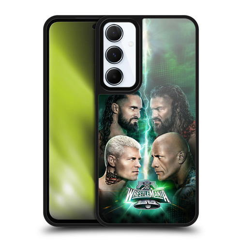 WWE Wrestlemania 40 Key Art Poster Gel Armour Case For Samsung Galaxy A55 5G