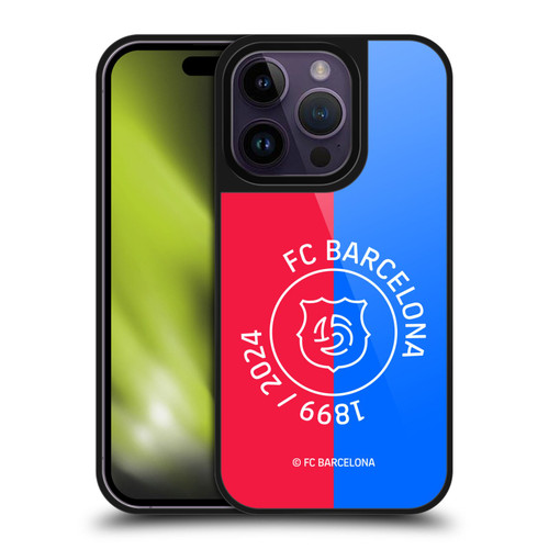 FC Barcelona 125th Anniversary Red & Blue Gel Armour Case For Apple iPhone 14 Pro