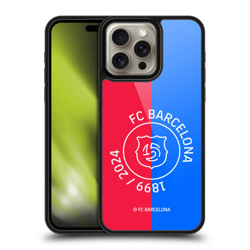 FC Barcelona 125th Anniversary Red & Blue Gel Armour Case For Apple iPhone 16 Pro Max