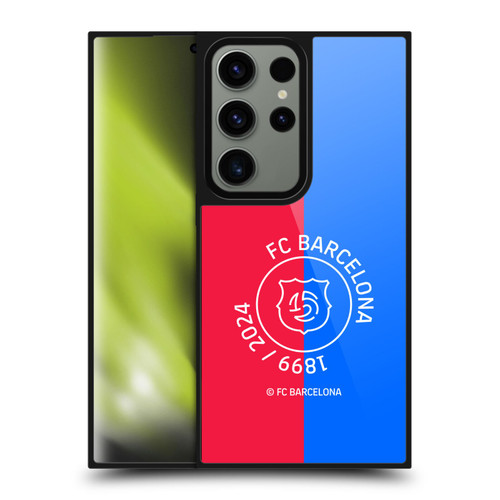 FC Barcelona 125th Anniversary Red & Blue Gel Armour Case For Samsung Galaxy S24 Ultra 5G