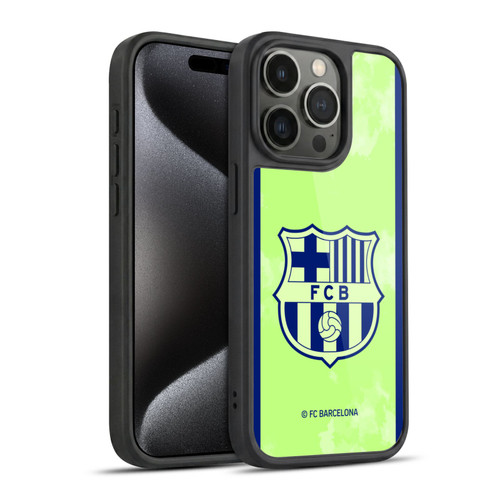 FC Barcelona 2024/25 Crest Kit Third Gel Armour Case For Apple iPhone 15 Pro