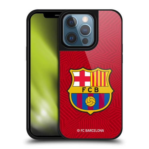 FC Barcelona Crest Red Gel Armour Case For Apple iPhone 13 Pro