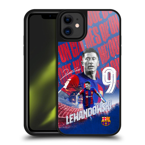 FC Barcelona 2023/24 First Team Robert Lewandowski Gel Armour Case For Apple iPhone 11