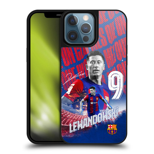 FC Barcelona 2023/24 First Team Robert Lewandowski Gel Armour Case For Apple iPhone 13 Pro Max