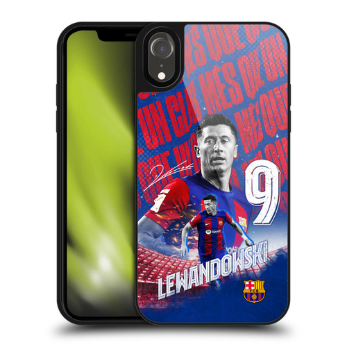 FC Barcelona 2023/24 First Team Robert Lewandowski Gel Armour Case For Apple iPhone XR
