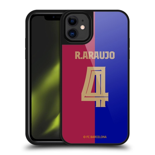 FC Barcelona 2024/25 Players Home Kit Ronald Araújo Gel Armour Case For Apple iPhone 11