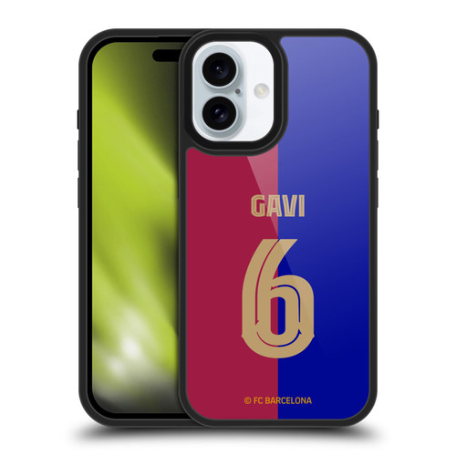 FC Barcelona 2024/25 Players Home Kit Gavi Gel Armour Case For Apple iPhone 16