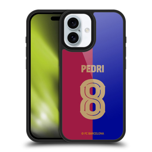 FC Barcelona 2024/25 Players Home Kit Pedri Gel Armour Case For Apple iPhone 16
