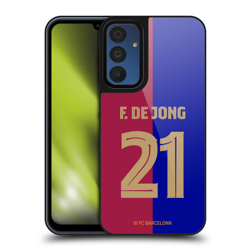 FC Barcelona 2024/25 Players Home Kit Frenkie de Jong Gel Armour Case For Samsung Galaxy A15