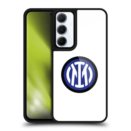 Fc Internazionale Milano Badge Logo On White Gel Armour Case For Samsung Galaxy A55 5G