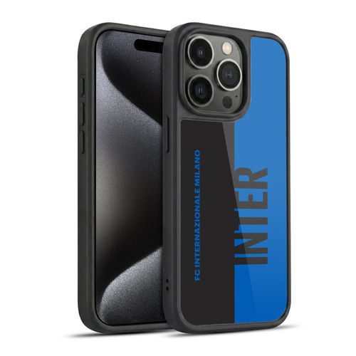 Fc Internazionale Milano Graphics Half Gel Armour Case For Apple iPhone 15 Pro