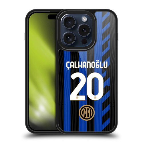 Fc Internazionale Milano 2024/25 Players Home Kit Hakan Çalhanoglu Gel Armour Case For Apple iPhone 15 Pro