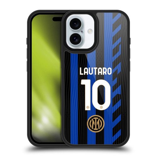 Fc Internazionale Milano 2024/25 Players Home Kit Lautaro Martínez Gel Armour Case For Apple iPhone 16