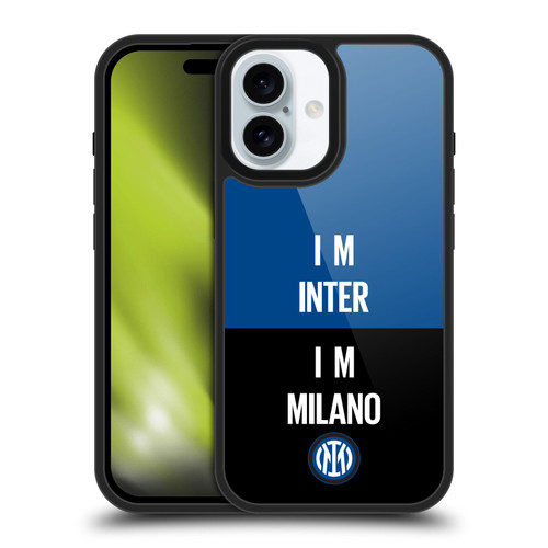 Fc Internazionale Milano Logo Inter Milano Gel Armour Case For Apple iPhone 16