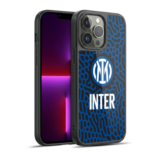 Fc Internazionale Milano Patterns Abstract 2 Gel Armour Case For Apple iPhone 13 Pro Max