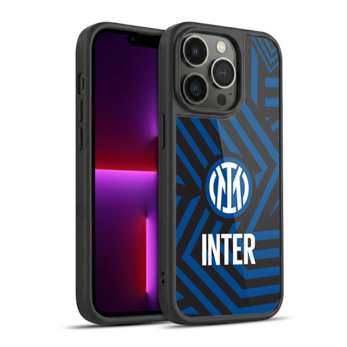 Fc Internazionale Milano Patterns Abstract 1 Gel Armour Case For Apple iPhone 13 Pro