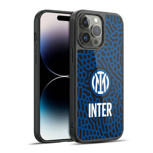 Fc Internazionale Milano Patterns Abstract 2 Gel Armour Case For Apple iPhone 14 Pro Max