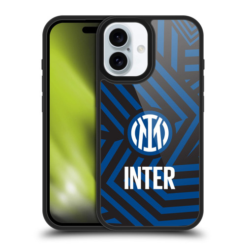 Fc Internazionale Milano Patterns Abstract 1 Gel Armour Case For Apple iPhone 16