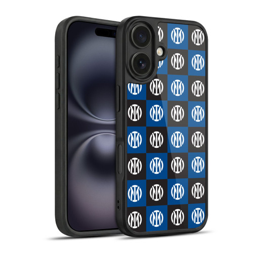 Fc Internazionale Milano Patterns Crest Gel Armour Case For Apple iPhone 16