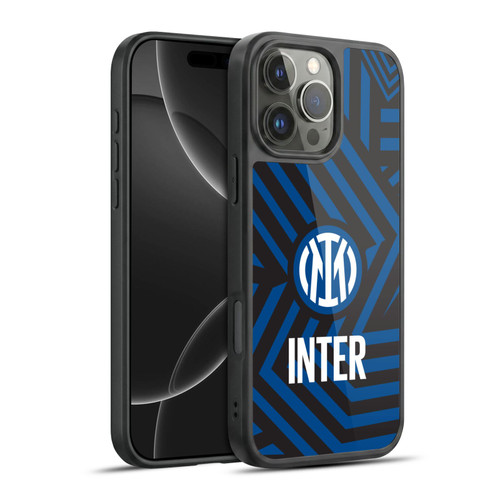 Fc Internazionale Milano Patterns Abstract 1 Gel Armour Case For Apple iPhone 16 Pro Max