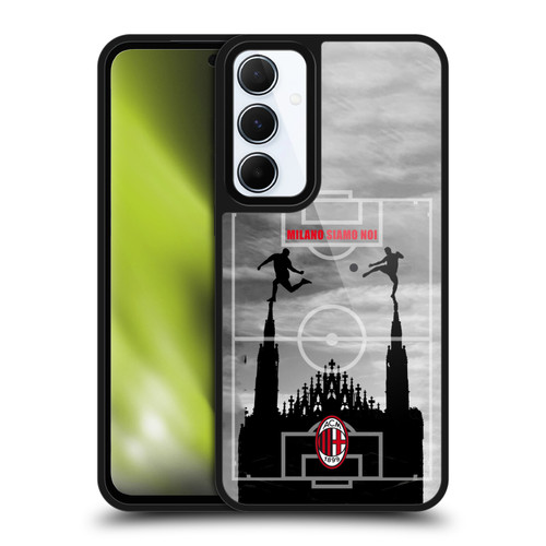 AC Milan Adults Milano Siamo Noi 3 Gel Armour Case For Samsung Galaxy A55 5G