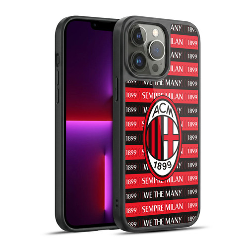 AC Milan Art Milan 1899 Gel Armour Case For Apple iPhone 13 Pro Max