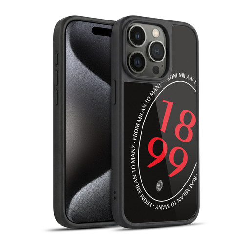 AC Milan Art 1899 Oversized Gel Armour Case For Apple iPhone 15 Pro