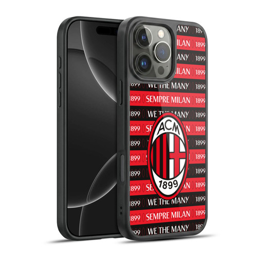 AC Milan Art Milan 1899 Gel Armour Case For Apple iPhone 16 Pro Max