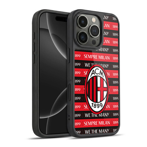 AC Milan Art Milan 1899 Gel Armour Case For Apple iPhone 16 Pro
