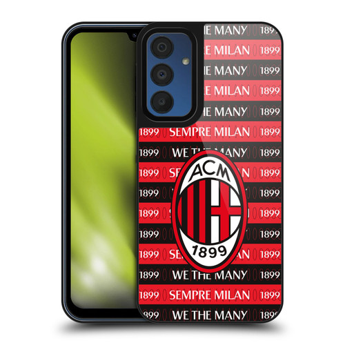 AC Milan Art Milan 1899 Gel Armour Case For Samsung Galaxy A15