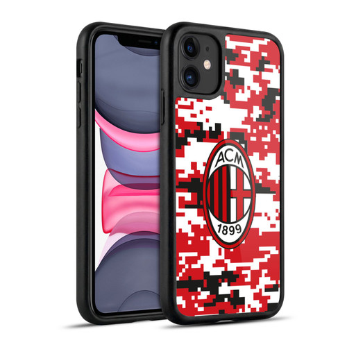 AC Milan Crest Patterns Digital Camouflage Gel Armour Case For Apple iPhone 11