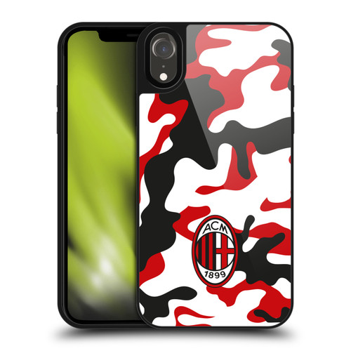 AC Milan Crest Patterns Camouflage Gel Armour Case For Apple iPhone XR