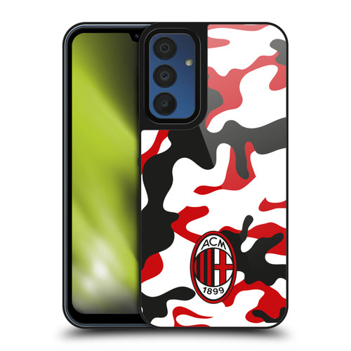 AC Milan Crest Patterns Camouflage Gel Armour Case For Samsung Galaxy A15