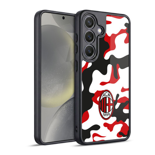 AC Milan Crest Patterns Camouflage Gel Armour Case For Samsung Galaxy S24 5G